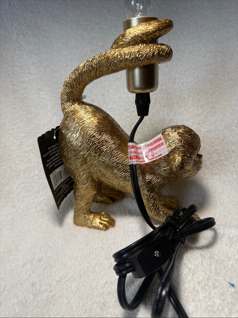Ashland Gold Safari Tabletop Lamp - Picture 3 of 7
